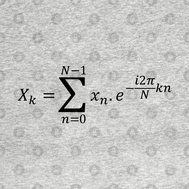 Discrete Fourier Transform Equation Math Basics by ScienceCorner